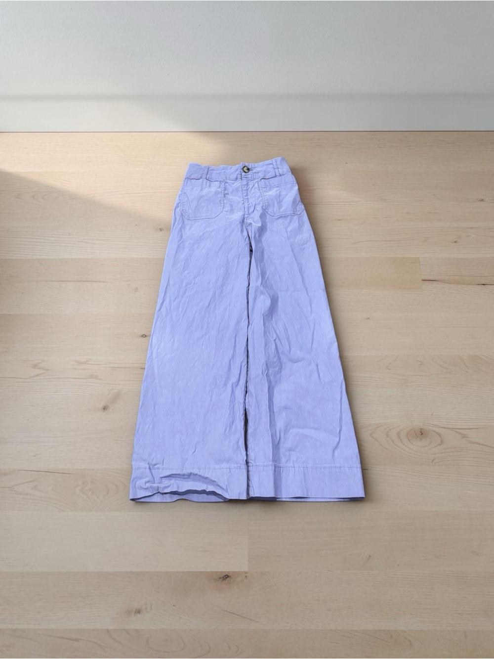 Anthropologie Colette Wide-Leg Pants in Light Lavender
